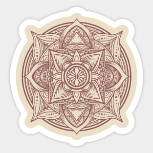 mandala rose Sticker